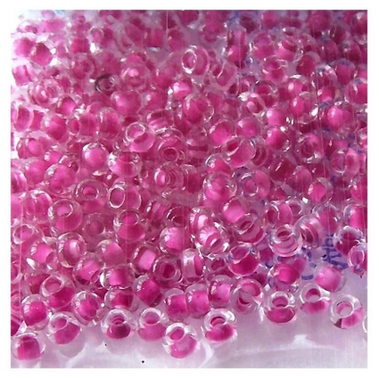 Бисер Preciosa 38325/1 прозрачный розовый