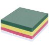 Блок для записей STAFF, проклеенный, куб 8х8 см, 350 листов, цветной, 120384