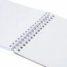 Скетчбук, белая бумага 100 г/м2, 140х201 мм, 60 л., гребень, жёсткая подложка, BRAUBERG ART, "Котик!, 115062