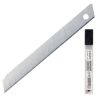 Лезвия для ножей 9 мм КОМПЛЕКТ 10 ШТ., толщина лезвия 0,38 мм, в пластиковом пенале, STAFF "Basic", 235465