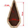 Шкатулка для рукоделия FLZB(N)-021 (6,5*14см.)