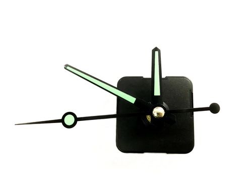 Часовой механизм арт.КЛ.26063 стрелки с флуоресцентным покрытием