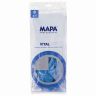 Перчатки латексные MAPA Superfood/Vital 177, внутреннее хлорированное покрытие, размер 8 (M), синие