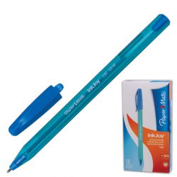 Ручка шариковая PAPER MATE "Inkjoy 100", ГОЛУБАЯ, корпус тонированный голубой, узел 1,2 мм, линия письма 1 мм, S0977340