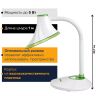 Настольная лампа-светильник SONNEN OU-608, на подставке, светодиодная, 5 Вт, белый/зеленый, 236670