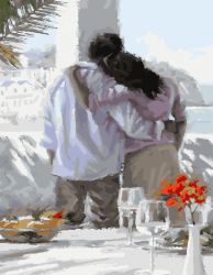 GX23577 Картина по номерам PAINTBOY "Романтический завтрак у моря"