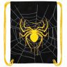 Мешок для обуви BRAUBERG PREMIUM, карман, подкладка, светоотражайка, 43х33 см, "Venomous spider", 271624
