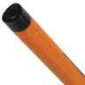 Ручка шариковая BRAUBERG "Solar", ЧЕРНАЯ, трехгранная, корпус оранжевый, узел 1 мм, линия письма 0,5 мм, 142401