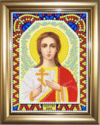 ИМРА5-031 Алмазная мозаика ТМ НАСЛЕДИЕ с рамкой "Святая Вера"