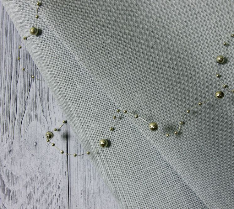 3281/718 Ткань равномерного плетения Zweigart  CASHEL (100% лен) цвет серый