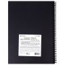 Скетчбук, черная бумага 120 г/м2, 210х297 мм, 32 л., гребень, BRAUBERG ART CLASSIC, 128951