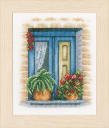 PN-0167121 Набор для вышивания LANARTE "Blue window"