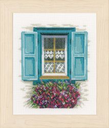 PN-0167123 Набор для вышивания LANARTE "Window with shutters"