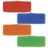 Пенал пластиковый ПИФАГОР однотонный, ассорти 4 цвета, 20х7х4 см, 228114