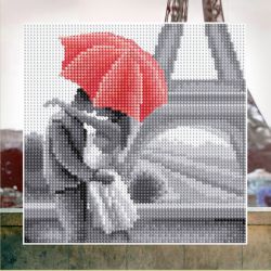 БСА25-053 Алмазная мозаика ТМ Наследие "Молодожены в Париже"